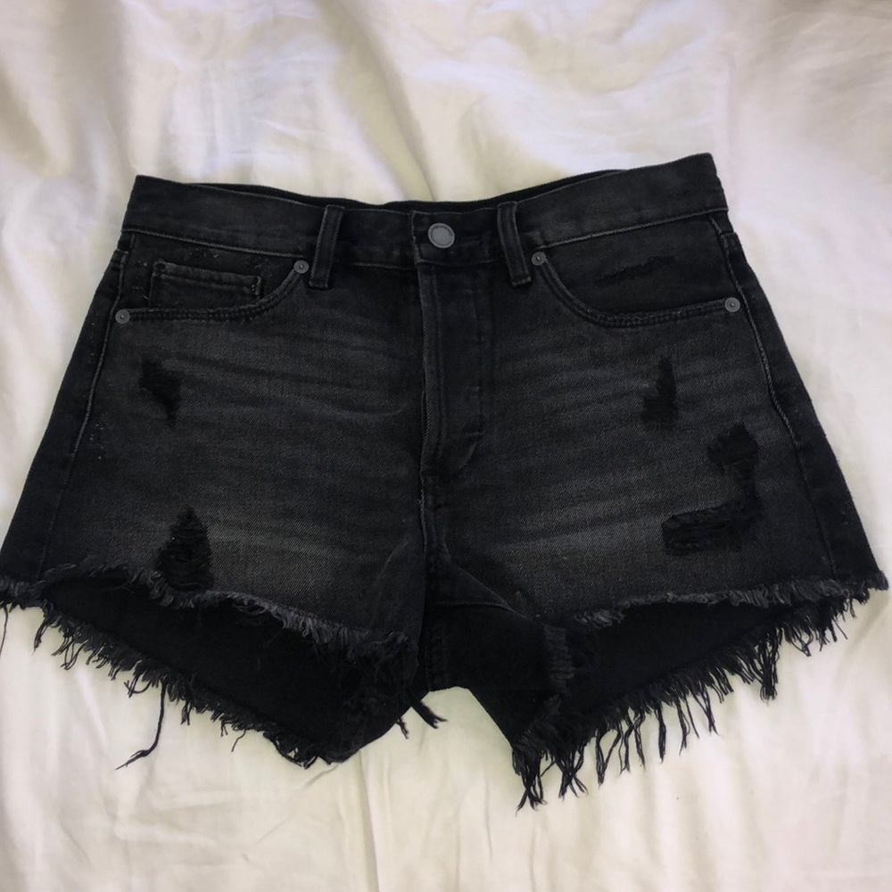 Blank NYC black jean shorts